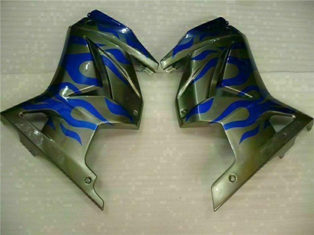 Blau Kawasaki EX250 2008-2012 Motorrad Verkleidungen Blau Kawasaki EX250 2008-2012 Motorrad Verkleidungen