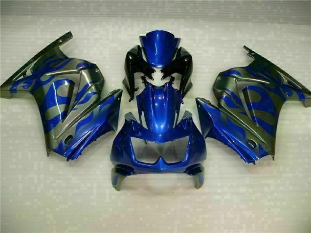 Blau Kawasaki EX250 2008-2012 Motorrad Verkleidungen Blau Kawasaki EX250 2008-2012 Motorrad Verkleidungen