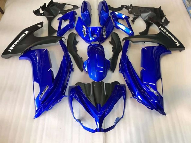 Blau Kawasaki EX650 2012-2016 Motorrad Verkleidungen Blau Kawasaki EX650 2012-2016 Motorrad Verkleidungen