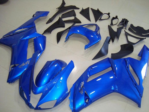 Blau Kawasaki ZX6R 2007-2008 Motorrad Verkleidung Blau Kawasaki ZX6R 2007-2008 Motorrad Verkleidung