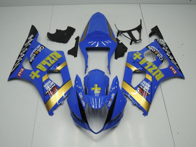 Blau Rizla Suzuki GSXR 1000 K3 2003-2004 Motorrad Verkleidungen Blau Rizla Suzuki GSXR 1000 K3 2003-2004 Motorrad Verkleidungen