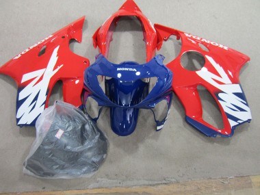Blau Rot Honda CBR 600 F4 1999-2000 Motorrad Verkleidungen