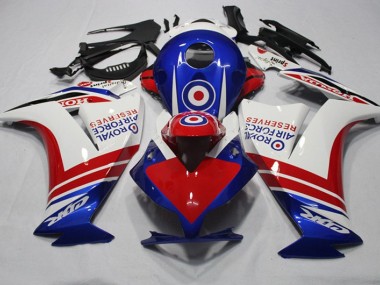 Blau Rot Royal Air Force Reserves Honda CBR 1000 RR 2012-2016 Motorrad Verkleidungen