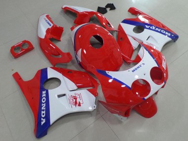 Blau Rot Weiß Honda CBR 250 RR MC22 1991-1998 Motorrad Verkleidungen