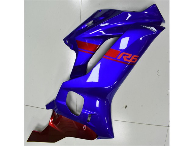 Blau Rot Yamaha R6 2017-2023 Motorrad Verkleidungen Blau Rot Yamaha R6 2017-2023 Motorrad Verkleidungen