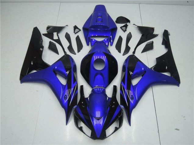 Blau Schwarz Honda CBR 1000 RR 2006-2007 Motorrad Verkleidungen Blau Schwarz Honda CBR 1000 RR 2006-2007 Motorrad Verkleidungen