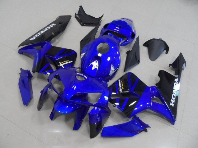 Blau Schwarz Honda CBR 600 RR 2005-2006 Motorrad Verkleidung Blau Schwarz Honda CBR 600 RR 2005-2006 Motorrad Verkleidung