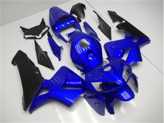 Blau Schwarz Honda CBR 600 RR 2005-2006 Motorrad Verkleidungen Blau Schwarz Honda CBR 600 RR 2005-2006 Motorrad Verkleidungen