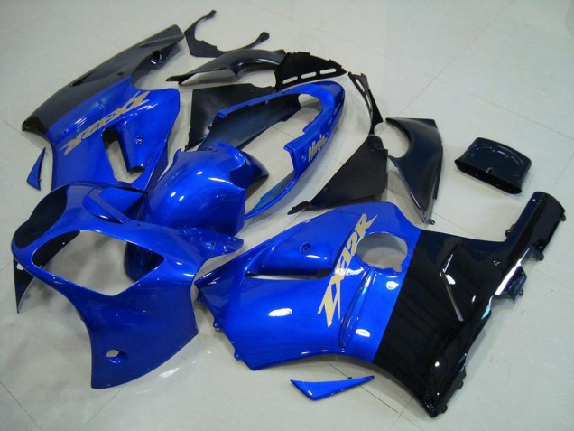 Blau Schwarz Kawasaki ZX12R 2000-2001 Motorrad Verkleidungen Blau Schwarz Kawasaki ZX12R 2000-2001 Motorrad Verkleidungen