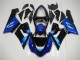 Blau Schwarz Kawasaki ZX6R 2005-2006 Motorrad Verkleidungen Blau Schwarz Kawasaki ZX6R 2005-2006 Motorrad Verkleidungen