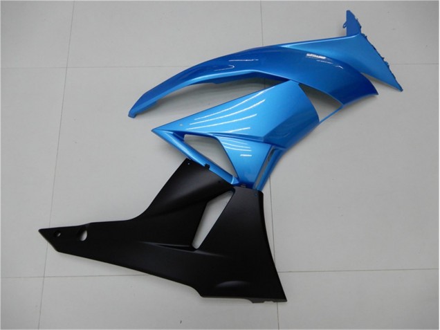 Blau Schwarz Kawasaki ZX6R 2009-2012 Motorrad Verkleidung Blau Schwarz Kawasaki ZX6R 2009-2012 Motorrad Verkleidung