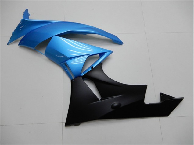 Blau Schwarz Kawasaki ZX6R 2009-2012 Motorrad Verkleidung Blau Schwarz Kawasaki ZX6R 2009-2012 Motorrad Verkleidung