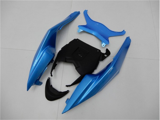 Blau Schwarz Kawasaki ZX6R 2009-2012 Motorrad Verkleidung Blau Schwarz Kawasaki ZX6R 2009-2012 Motorrad Verkleidung