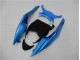 Blau Schwarz Kawasaki ZX6R 2009-2012 Motorrad Verkleidung Blau Schwarz Kawasaki ZX6R 2009-2012 Motorrad Verkleidung