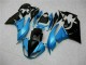 Blau Schwarz Kawasaki ZX6R 2009-2012 Motorrad Verkleidungen Blau Schwarz Kawasaki ZX6R 2009-2012 Motorrad Verkleidungen