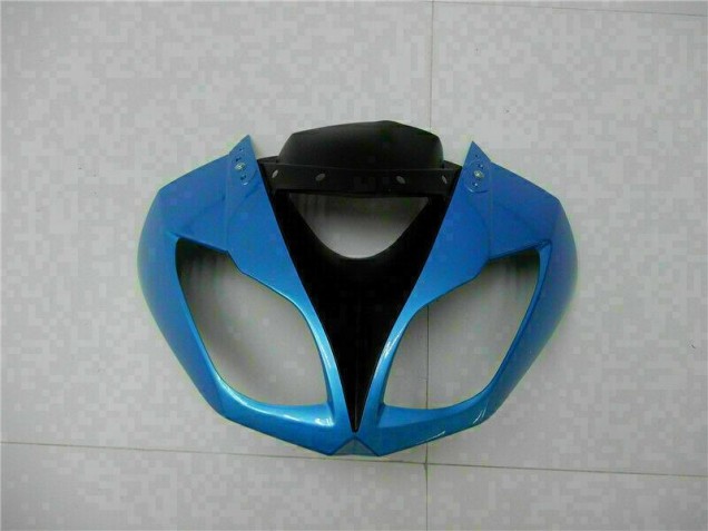 Blau Schwarz Kawasaki ZX6R 2009-2012 Motorrad Verkleidungen Blau Schwarz Kawasaki ZX6R 2009-2012 Motorrad Verkleidungen