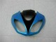 Blau Schwarz Kawasaki ZX6R 2009-2012 Motorrad Verkleidungen Blau Schwarz Kawasaki ZX6R 2009-2012 Motorrad Verkleidungen