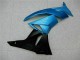 Blau Schwarz Kawasaki ZX6R 2009-2012 Motorrad Verkleidungen Blau Schwarz Kawasaki ZX6R 2009-2012 Motorrad Verkleidungen