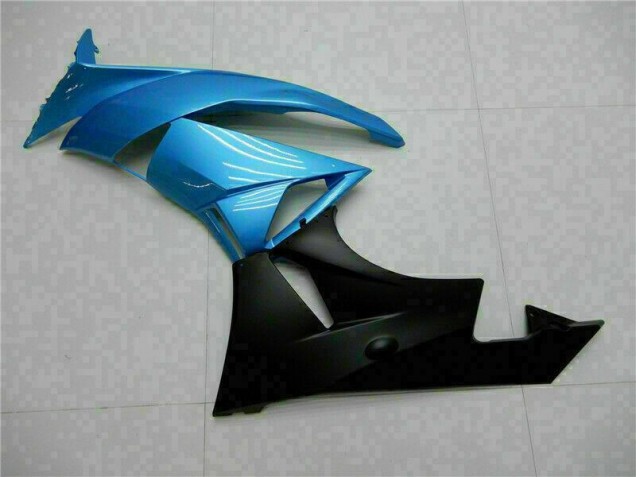 Blau Schwarz Kawasaki ZX6R 2009-2012 Motorrad Verkleidungen Blau Schwarz Kawasaki ZX6R 2009-2012 Motorrad Verkleidungen
