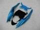 Blau Schwarz Kawasaki ZX6R 2009-2012 Motorrad Verkleidungen Blau Schwarz Kawasaki ZX6R 2009-2012 Motorrad Verkleidungen