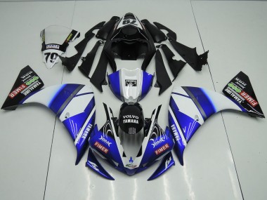 Blau Schwarz Sterilgarda Yamaha R1 2012-2014 Motorrad Verkleidungen