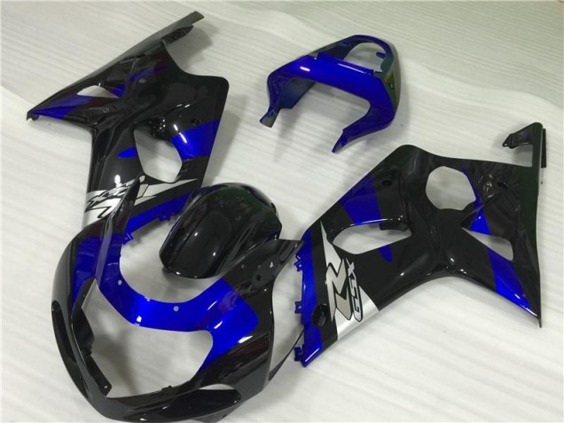Blau Schwarz Suzuki GSXR 1000 K1 2000-2002 Motorrad Verkleidungen Blau Schwarz Suzuki GSXR 1000 K1 2000-2002 Motorrad Verkleidungen