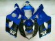 Blau Schwarz Suzuki GSXR 1000 K3 2003-2004 Motorrad Verkleidungen Blau Schwarz Suzuki GSXR 1000 K3 2003-2004 Motorrad Verkleidungen