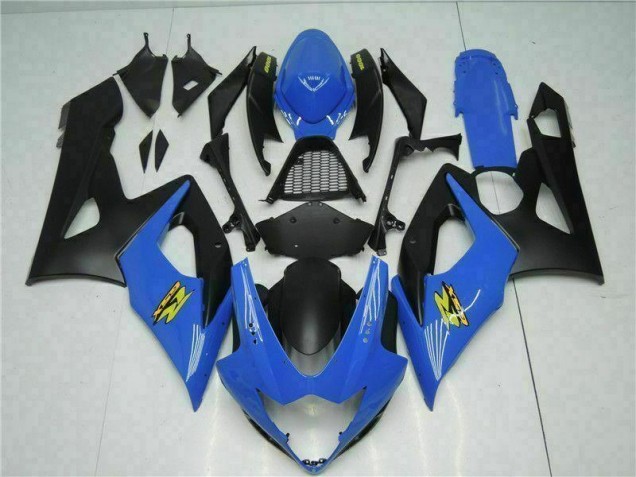Blau Schwarz Suzuki GSXR 1000 K5 2005-2006 Motorrad Verkleidungen Komplett Sets