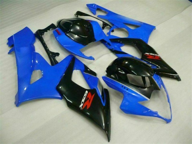 Blau Schwarz Suzuki GSXR 1000 K5 2005-2006 Motorrad Verkleidungen & Plastik Blau Schwarz Suzuki GSXR 1000 K5 2005-2006 Motorrad Verkleidungen & Plastik