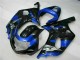 Blau Schwarz Suzuki GSXR 600 / 750 K1 K2 K3 2001-2003 Motorrad Verkleidung Blau Schwarz Suzuki GSXR 600 / 750 K1 K2 K3 2001-2003 Motorrad Verkleidung