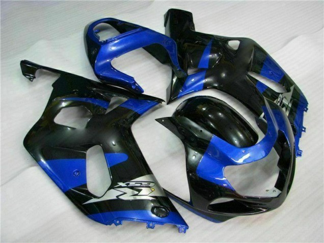 Blau Schwarz Suzuki GSXR 600 / 750 K1 K2 K3 2001-2003 Motorrad Verkleidung Blau Schwarz Suzuki GSXR 600 / 750 K1 K2 K3 2001-2003 Motorrad Verkleidung
