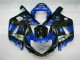 Blau Schwarz Suzuki GSXR 600 / 750 K1 K2 K3 2001-2003 Motorrad Verkleidung Blau Schwarz Suzuki GSXR 600 / 750 K1 K2 K3 2001-2003 Motorrad Verkleidung