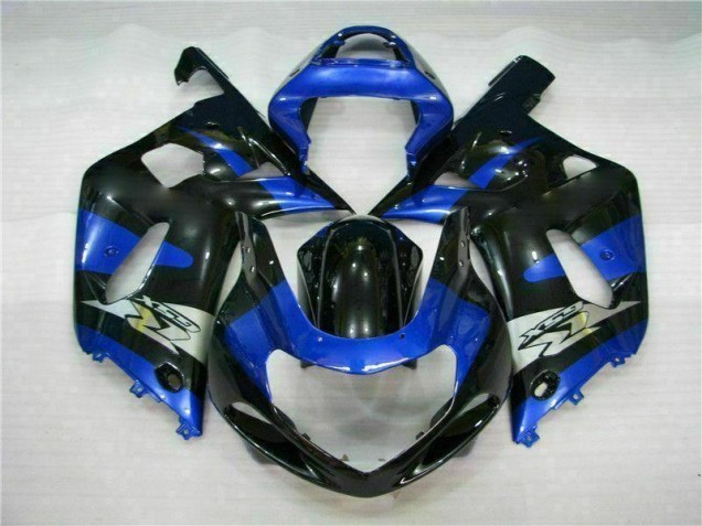 Blau Schwarz Suzuki GSXR 600 / 750 K1 K2 K3 2001-2003 Motorrad Verkleidungen Blau Schwarz Suzuki GSXR 600 / 750 K1 K2 K3 2001-2003 Motorrad Verkleidungen
