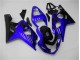 Blau Schwarz Suzuki GSXR 600 / 750 K4 2004-2005 Motorrad Verkleidungen Blau Schwarz Suzuki GSXR 600 / 750 K4 2004-2005 Motorrad Verkleidungen