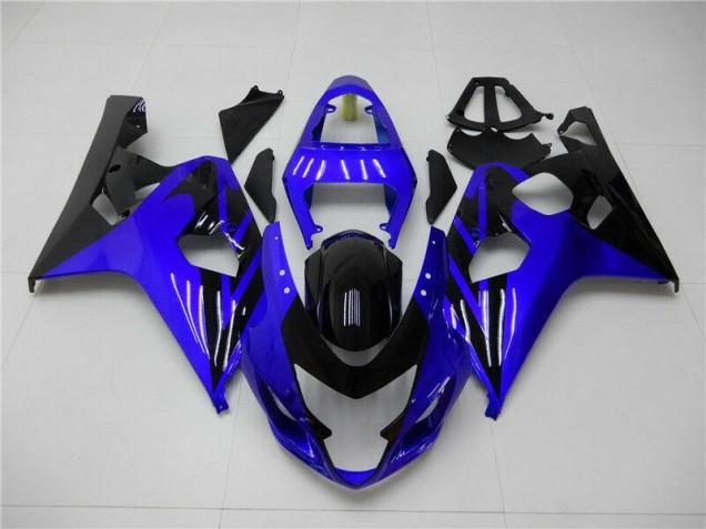 Blau Schwarz Suzuki GSXR 600 / 750 K4 2004-2005 Motorrad Verkleidungen Blau Schwarz Suzuki GSXR 600 / 750 K4 2004-2005 Motorrad Verkleidungen