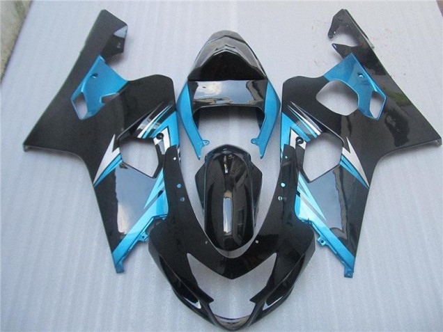 Blau Schwarz Suzuki GSXR 600 / 750 K4 2004-2005 Motorrad Vollverkleidung Blau Schwarz Suzuki GSXR 600 / 750 K4 2004-2005 Motorrad Vollverkleidung