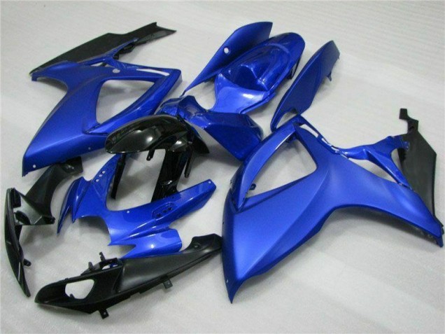 Blau Schwarz Suzuki GSXR 600 / 750 K6 2006-2007 Motorrad Verkleidung Blau Schwarz Suzuki GSXR 600 / 750 K6 2006-2007 Motorrad Verkleidung