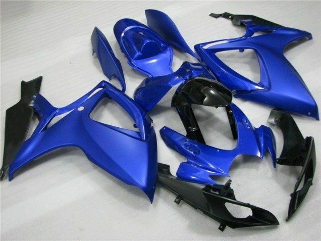 Blau Schwarz Suzuki GSXR 600 / 750 K6 2006-2007 Motorrad Verkleidung Blau Schwarz Suzuki GSXR 600 / 750 K6 2006-2007 Motorrad Verkleidung