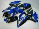 Blau Schwarz Suzuki GSXR 600 / 750 K8 2008-2010 Motorrad Verkleidung Blau Schwarz Suzuki GSXR 600 / 750 K8 2008-2010 Motorrad Verkleidung