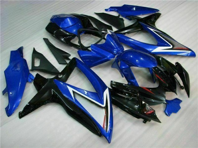 Blau Schwarz Suzuki GSXR 600 / 750 K8 2008-2010 Motorrad Verkleidung Blau Schwarz Suzuki GSXR 600 / 750 K8 2008-2010 Motorrad Verkleidung