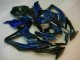 Blau Schwarz Suzuki GSXR 600 / 750 K8 2008-2010 Motorrad Verkleidungen Blau Schwarz Suzuki GSXR 600 / 750 K8 2008-2010 Motorrad Verkleidungen