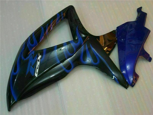 Blau Schwarz Suzuki GSXR 600 / 750 K8 2008-2010 Motorrad Verkleidungen Blau Schwarz Suzuki GSXR 600 / 750 K8 2008-2010 Motorrad Verkleidungen