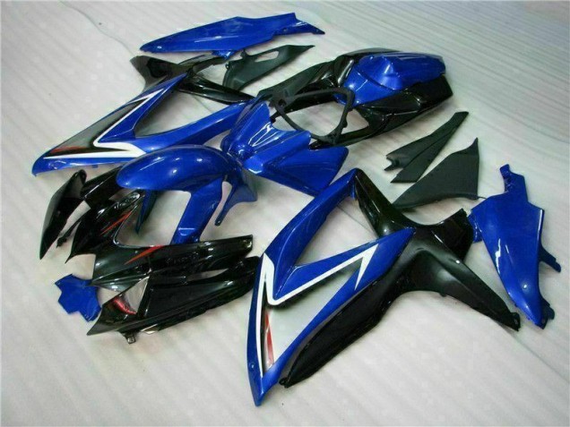 Blau Schwarz Suzuki GSXR 600 / 750 K8 2008-2010 Motorrad Vollverkleidung