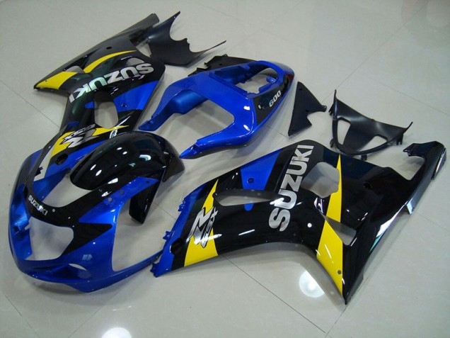 Blau Schwarz Suzuki GSXR 750 K1 K2 K3 2001-2003 Motorrad Verkleidungen Blau Schwarz Suzuki GSXR 750 K1 K2 K3 2001-2003 Motorrad Verkleidungen