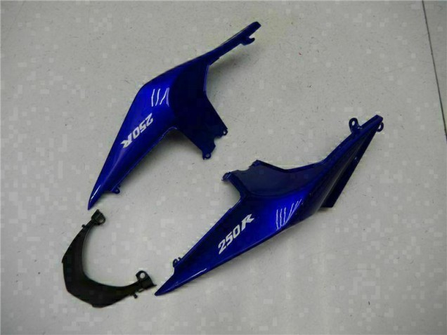 Blau Schwarz Weiß Ninja Kawasaki EX250 2008-2012 Motorrad Verkleidung Blau Schwarz Weiß Ninja Kawasaki EX250 2008-2012 Motorrad Verkleidung