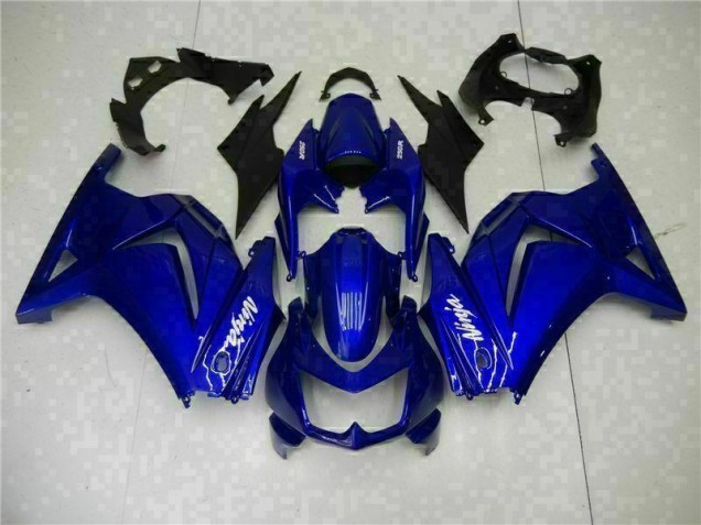Blau Schwarz Weiß Ninja Kawasaki EX250 2008-2012 Motorrad Verkleidung Blau Schwarz Weiß Ninja Kawasaki EX250 2008-2012 Motorrad Verkleidung