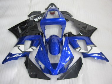 Blau Schwarz Weiß Yamaha R1 2000-2001 Motorrad Verkleidung