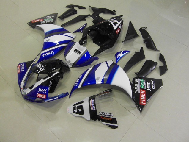 Blau Schwarz Yamaha R1 2012-2014 Motorrad Verkleidungen Blau Schwarz Yamaha R1 2012-2014 Motorrad Verkleidungen