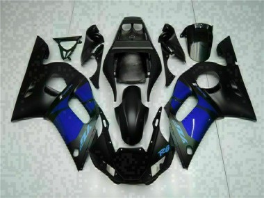 Blau Schwarz Yamaha R6 1998-2002 Motorrad Verkleidungen