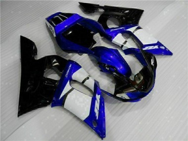 Blau Schwarz Yamaha R6 1998-2002 Motorrad Vollverkleidung